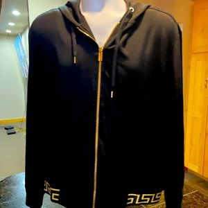 Versace zip up hoddie